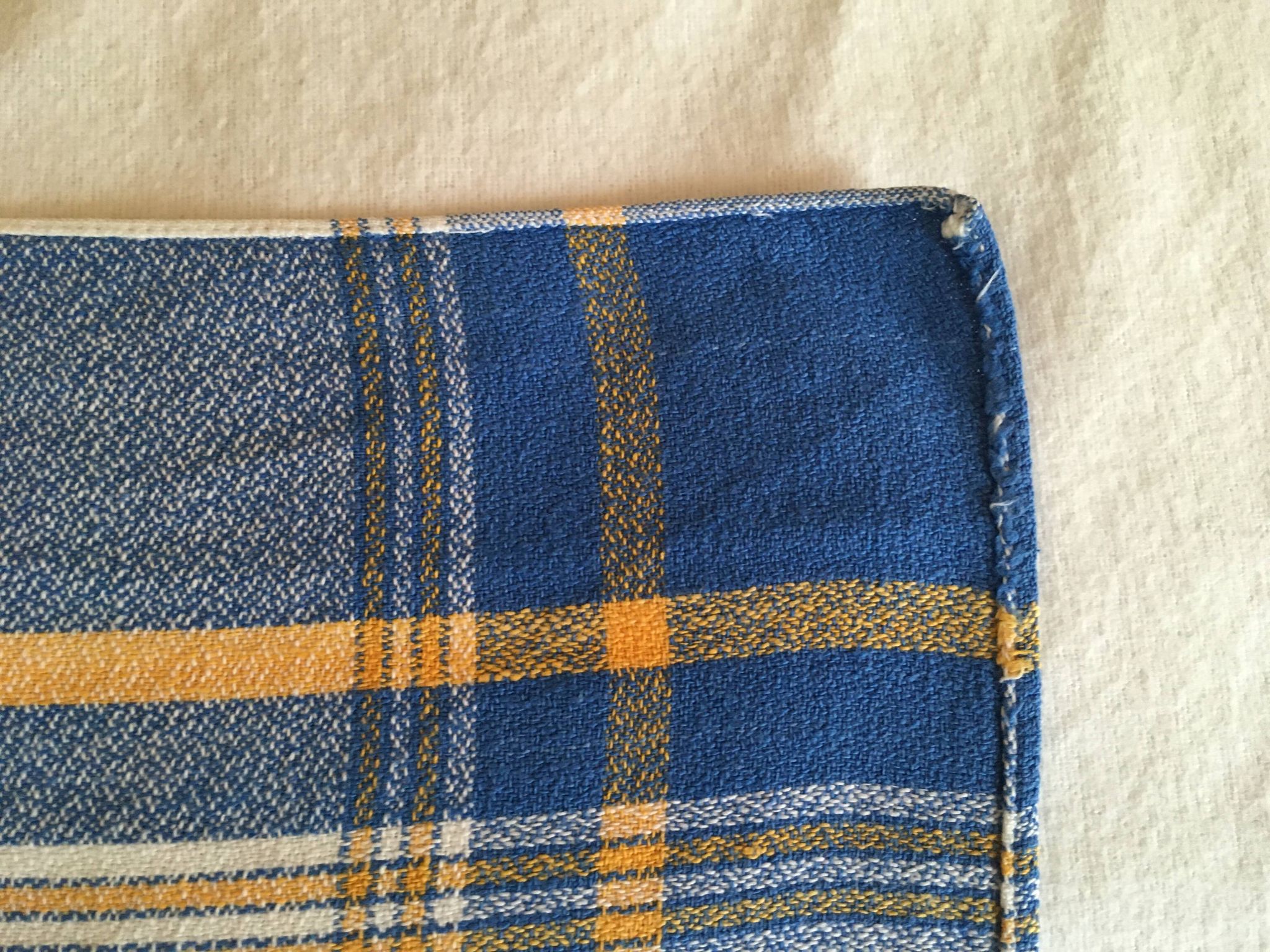 4 blue bistro napkins 50 x 47