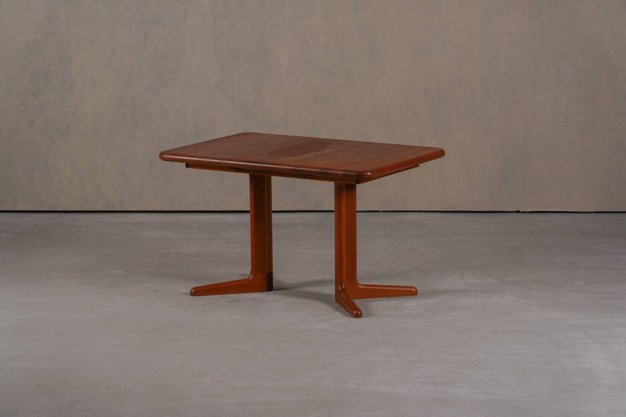 Vintage Morten dining table in teak by Niels Koefoed for Hornslet Mobelfabrik, Denmark 1970s