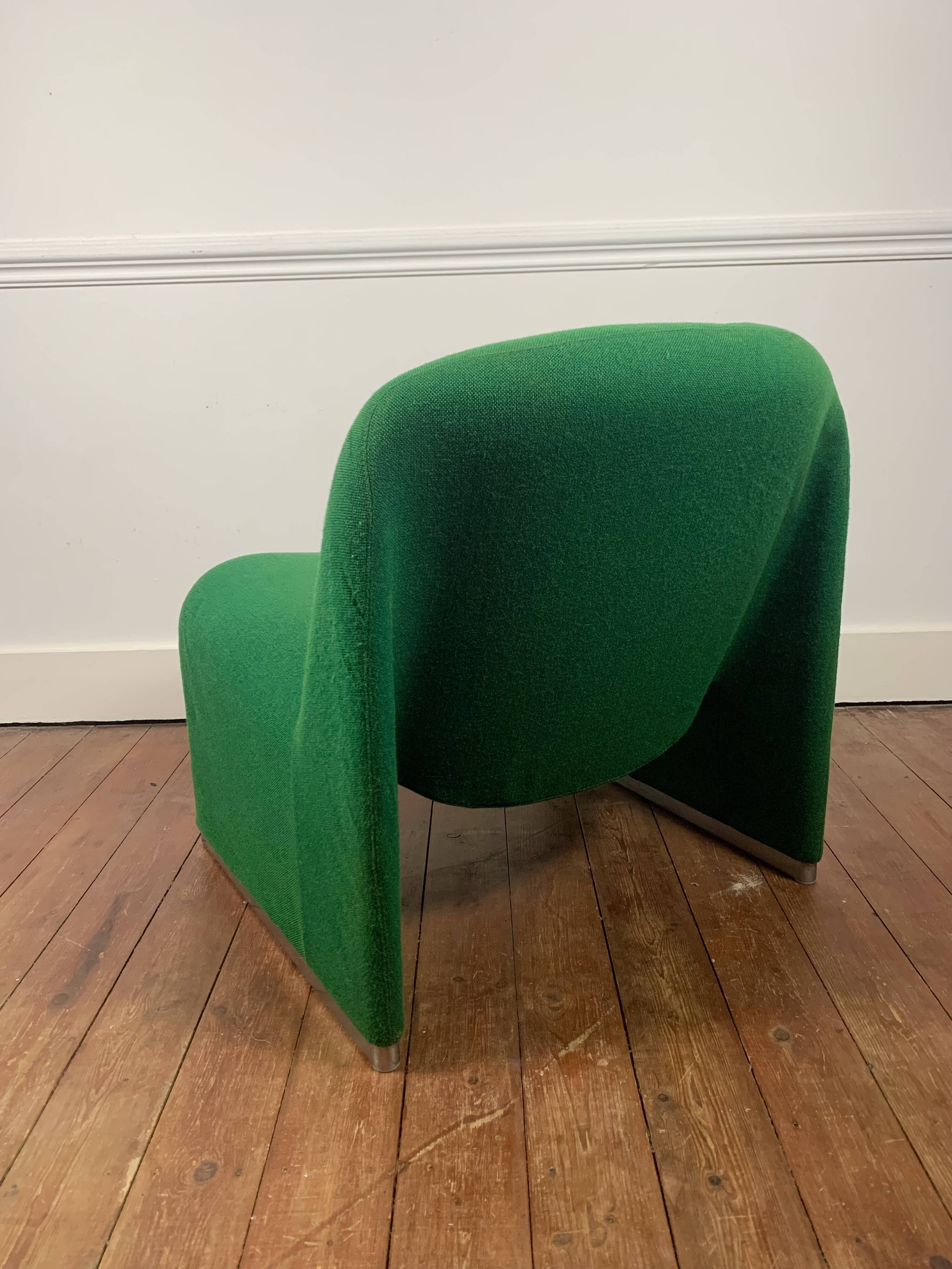 Alky armchair by G. Piretti – Emerald green, 1970s