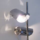 70s chrome floor lamp