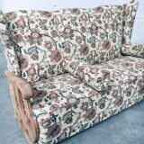 High Wing Back 3-Seater Sofa, 1900s