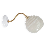 Speckled Clichy glass wall light