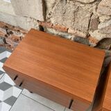 Pair of modernist 3K Mobel bedside tables