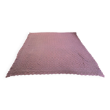 Vintage Lilac Mauve Crochet Bedspread