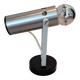 Modernist adjustable wall light in brushed aluminium, 1970s Vintage.