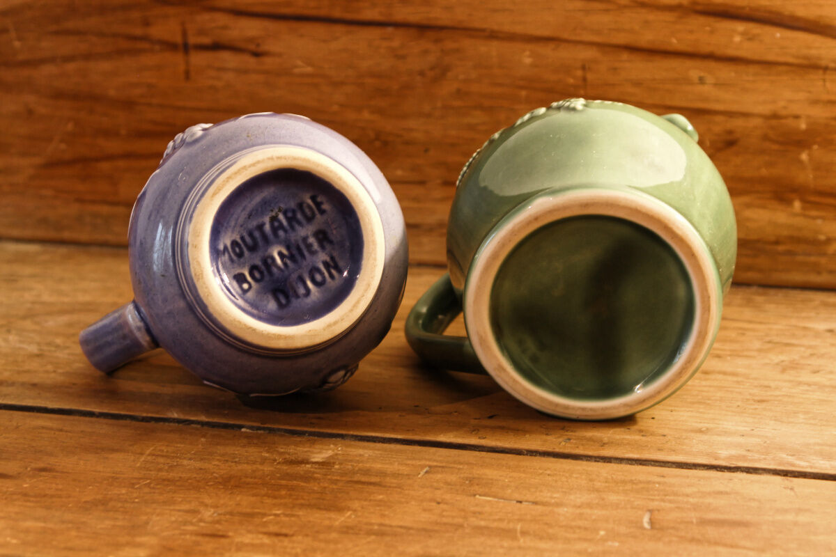 Set of two bistro pitchers  Revol France