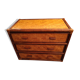 Commode bois rotin