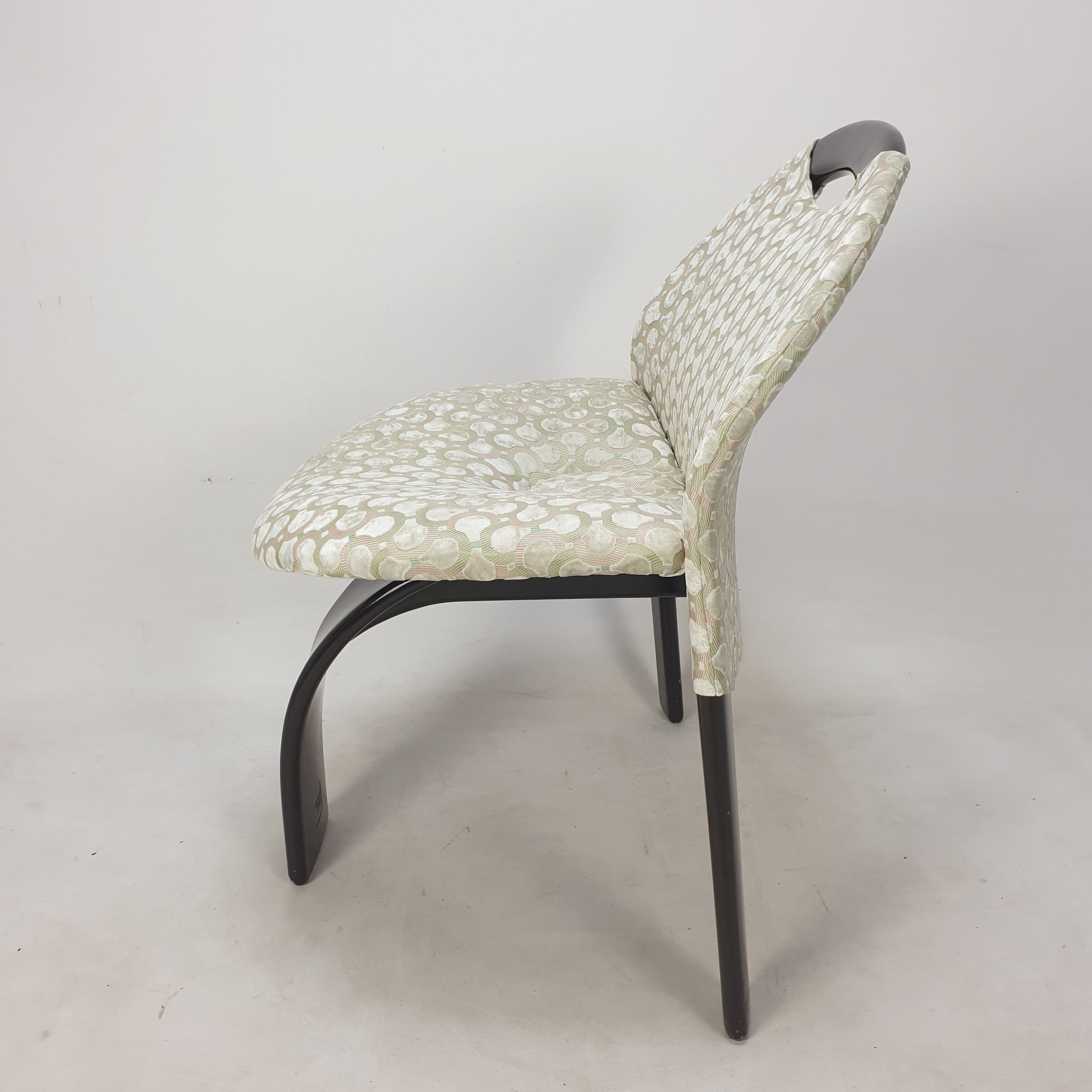 Set of 4 Giovanni Offredi Sail chairs by Saporiti Italy 1973