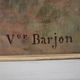 Painting Oil on Canvas Framed, signed Victor Barjon (1845-1920), Cote Rocheuse Bretagne