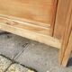 Parisian cabinet glazed raw wood