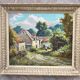 Tableau : Huile sur toile - paysage animé