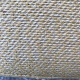 4 chaises andre simard tissu d origine jaune 1950