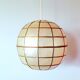 Suspension boule nacre et laiton 70s