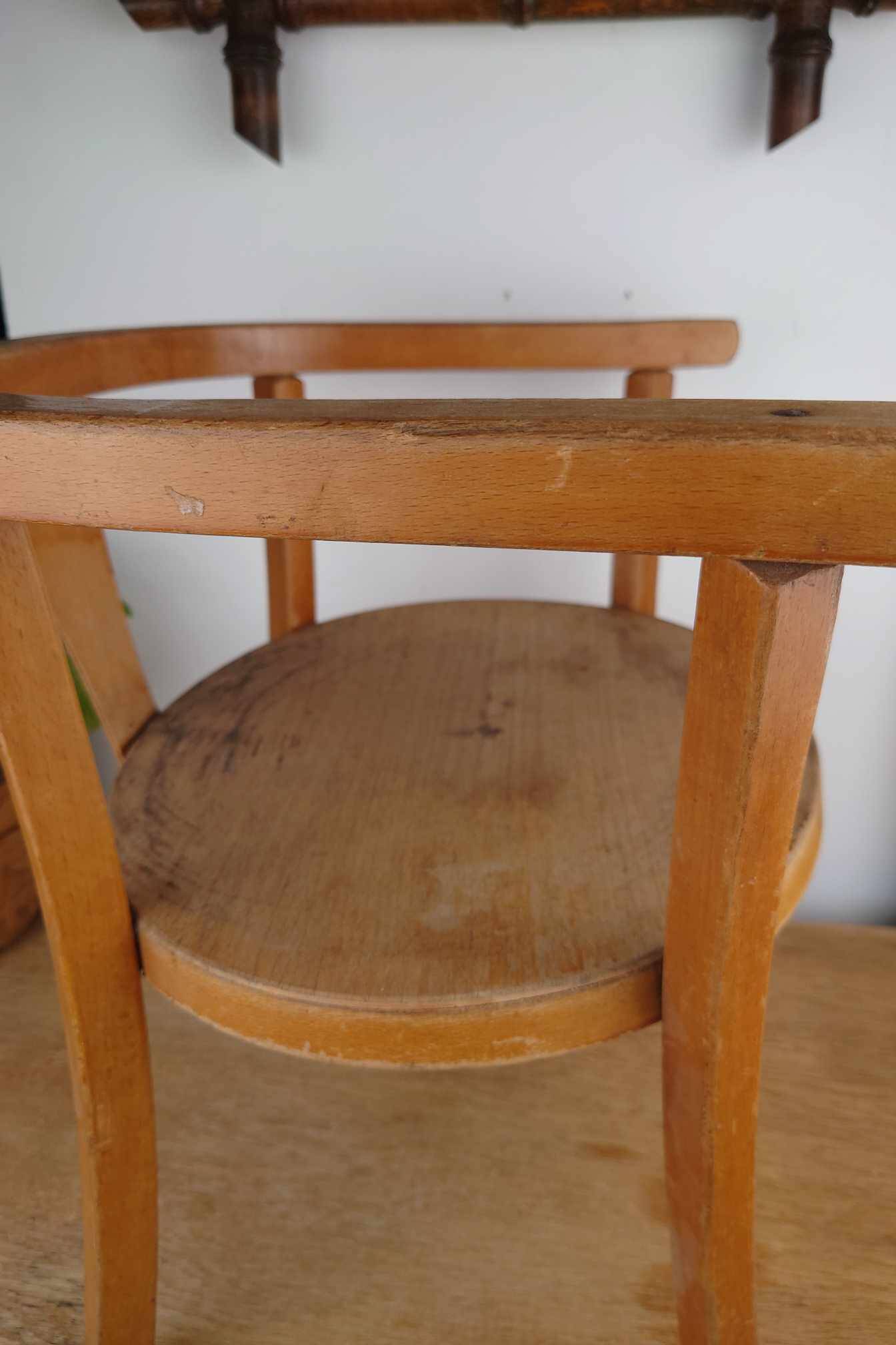 Antique Wooden Children's Chair - Baumann Style