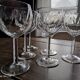 Lot de 6 verres à vin ballon vintage en verre buvant voluté