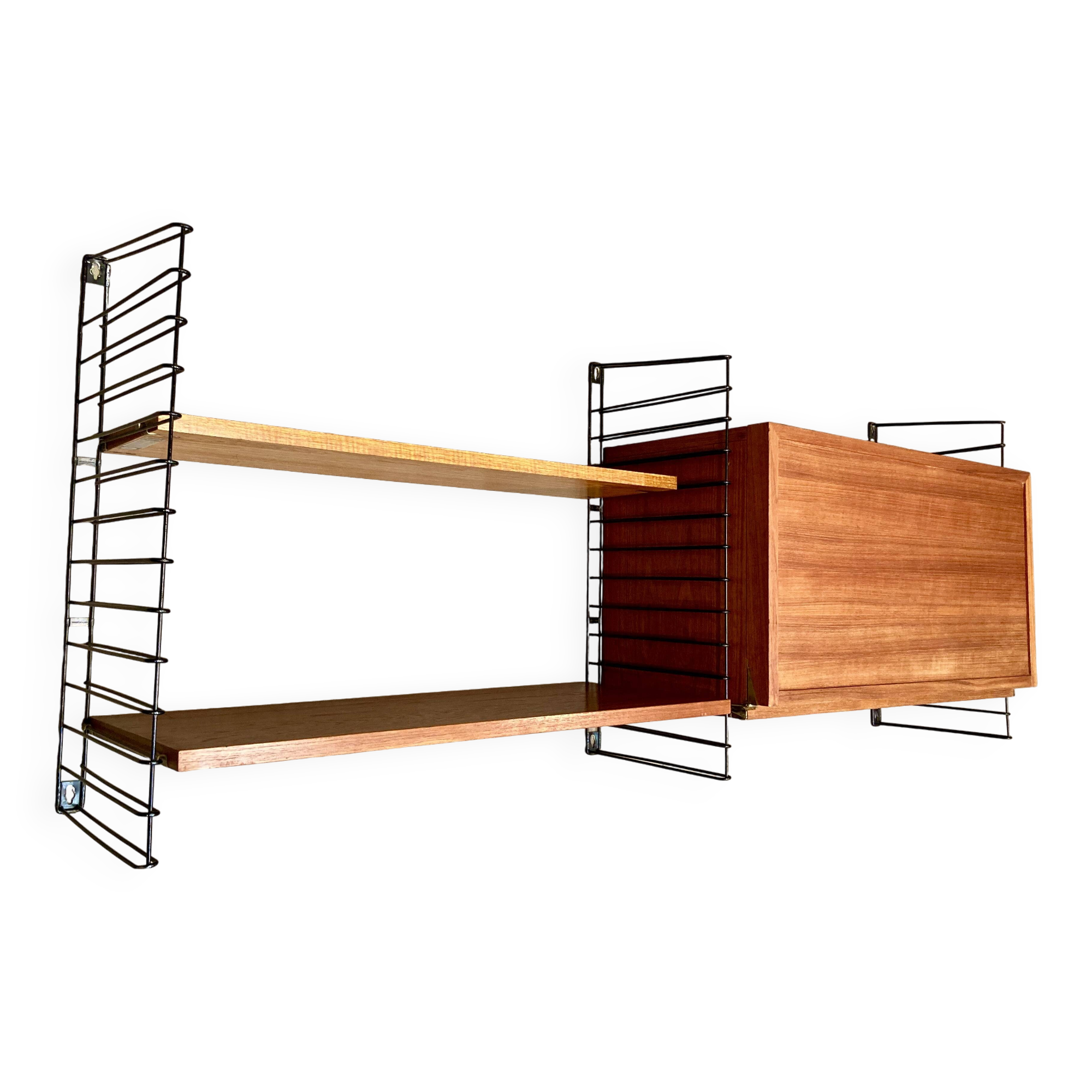 Modular shelf, Scandinavian design, 1950s.