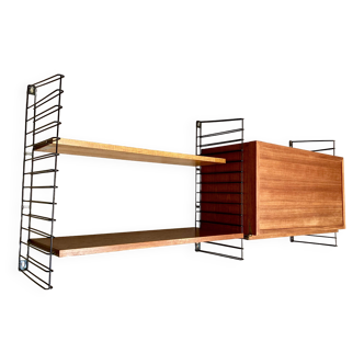 Modular shelf, Scandinavian design, 1950s.