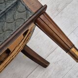 1960s, Danish armchair, original very good condition, furniture velour, beech wood,