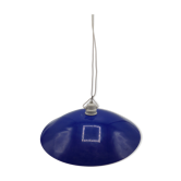 Suspension en tôle émaillée bleue