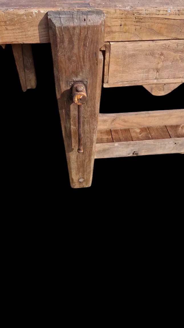 Antique carpenter's workbench 200 cm