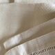 Set 3 towels linen honeycomb Damascus old