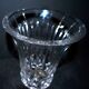 Cut crystal vase signed "Cristal St Louis France" H20