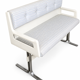 Vintage Space Age bench from the 1970s