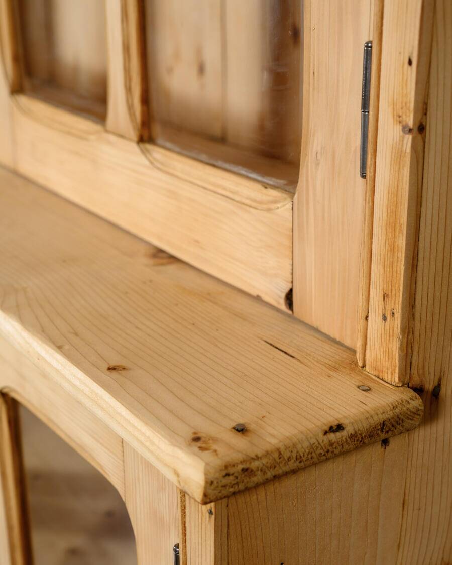 Library/sideboard in raw wood