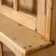 Library/sideboard in raw wood