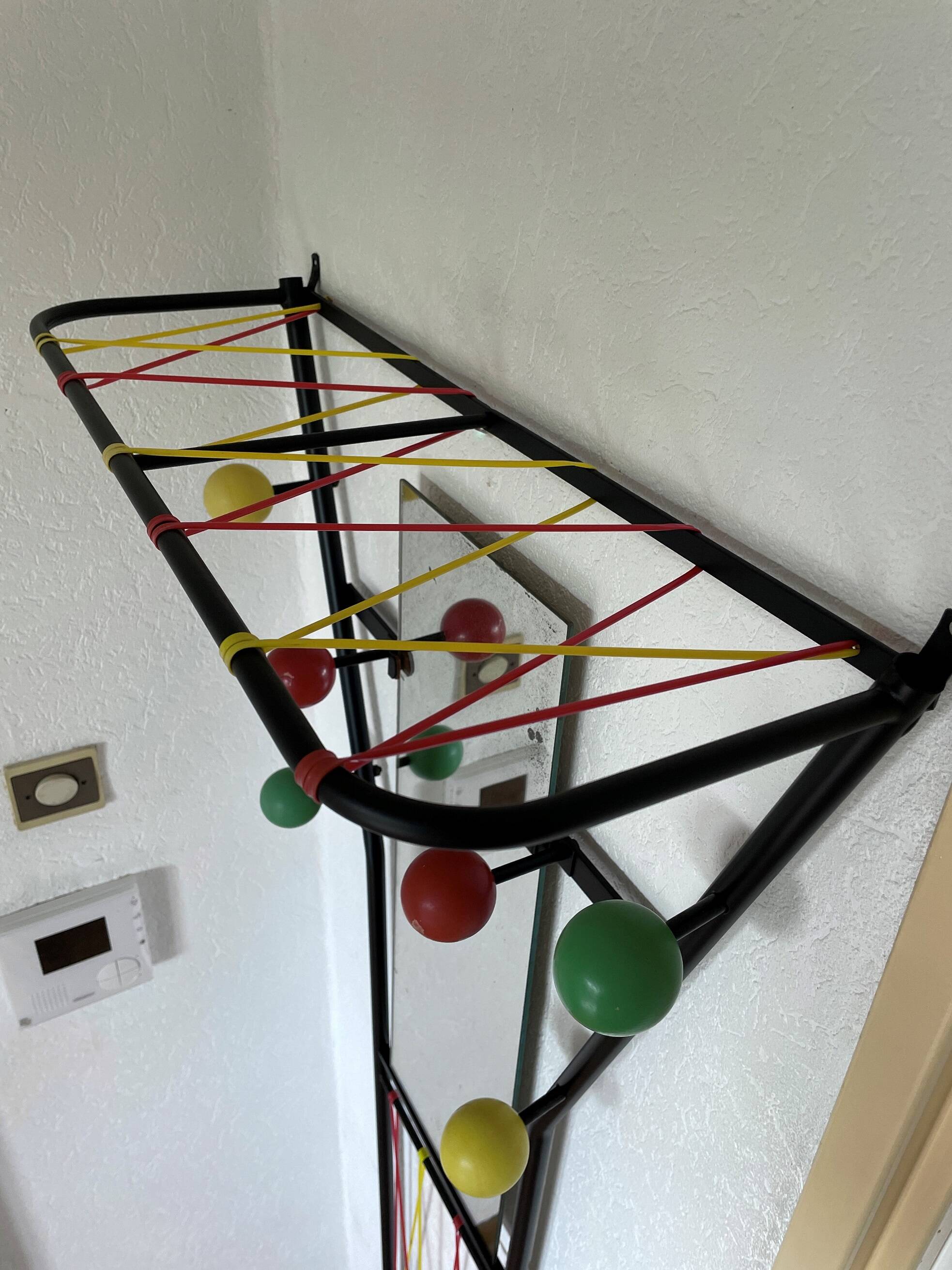 Dressing room wall coat rack vintage design 50 60