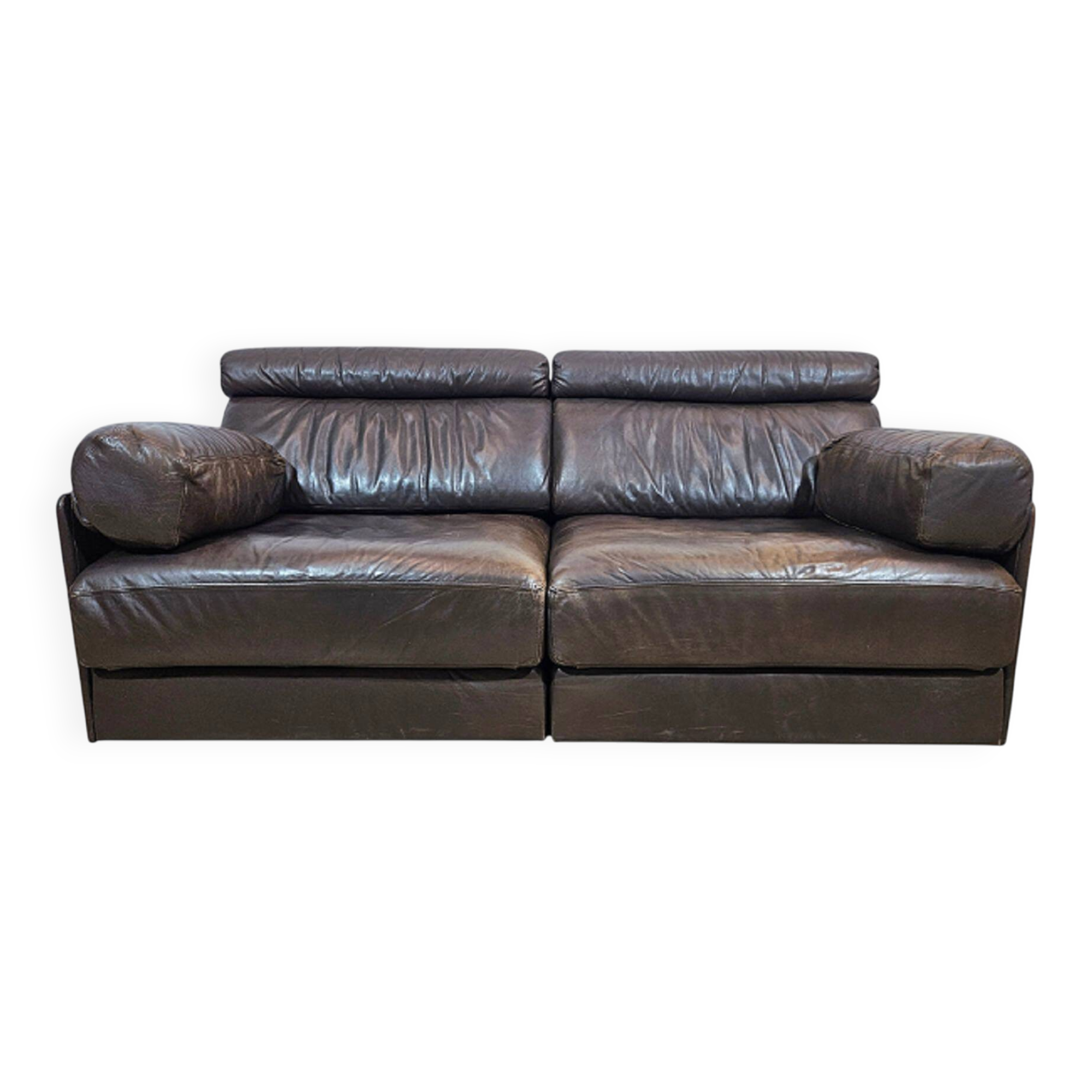 De Sede DS76 sofa, Switzerland, 1970s.