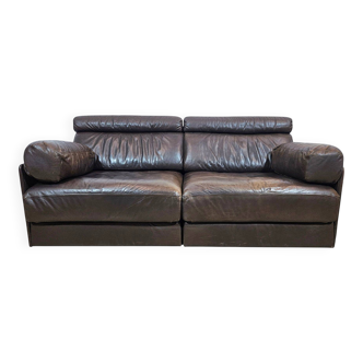 De Sede DS76 sofa, Switzerland, 1970s.