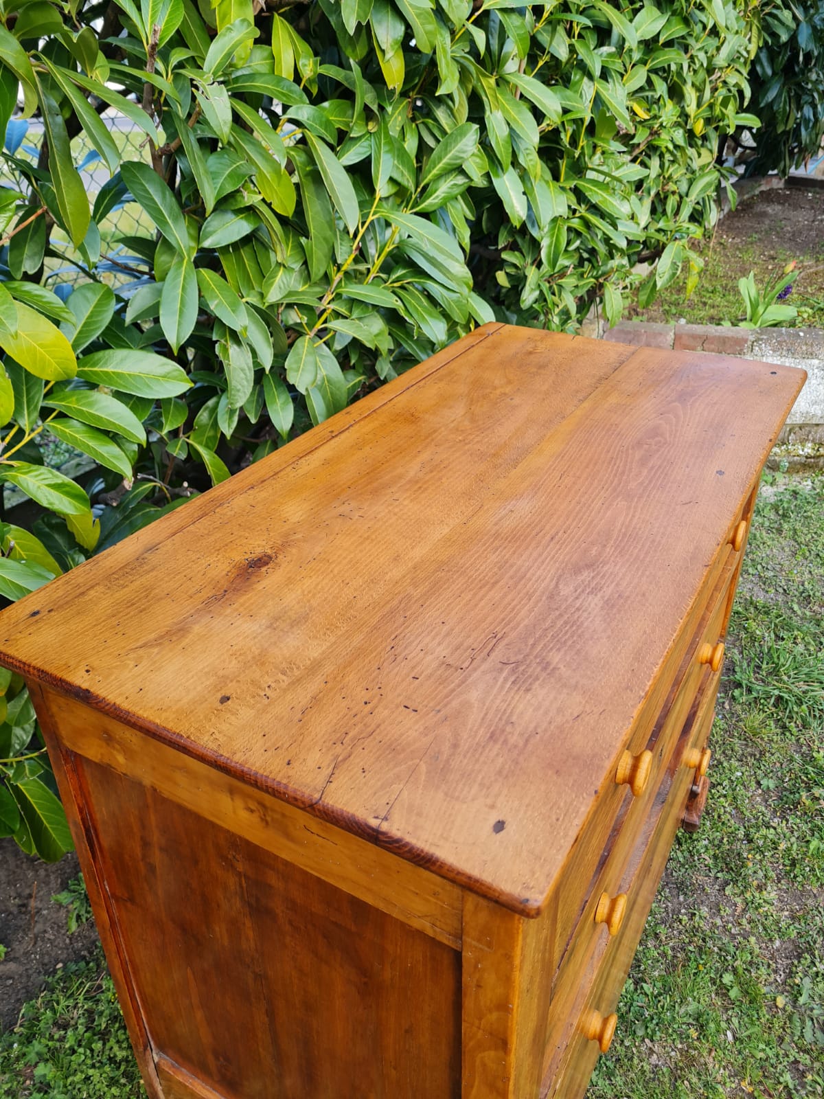 English dresser in solid walnut