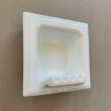 Built-in ceramic wall soap dish