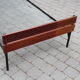 Bed in teak