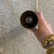 Vintage brass tube pendant light