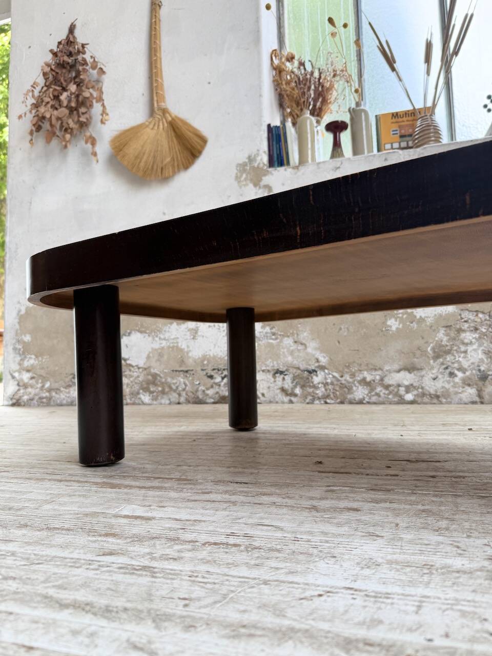 Capron “herbarium” oval coffee table