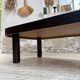 Table basse Capron « herbier » ovale