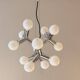 Space Age Atomic Chrome Chandelier by J.T. Kalmar, Germany, 1970