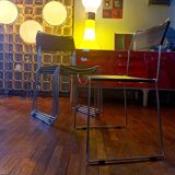 Set of 5 spaghetti chairs by giandomenico belotti for alias vintage 1980