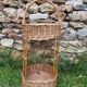 Vintage wicker aperitif basket