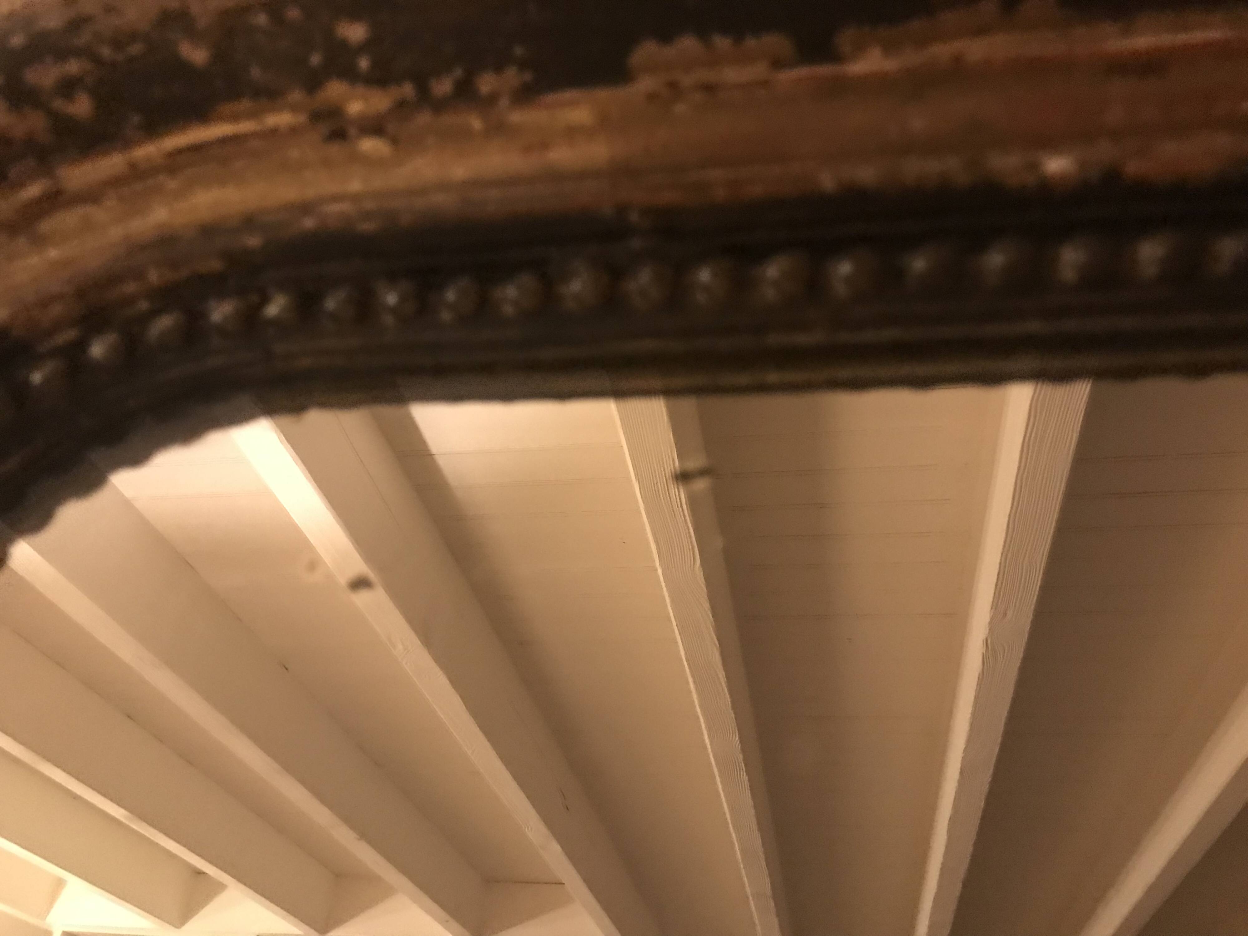 Large black Louis Philippe mirror