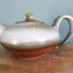 Teapot by Raymond Guibert, Lamoura, Jura, in Puisaye stoneware.