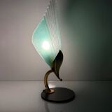 Pair of Nefertiti Murano table lamps