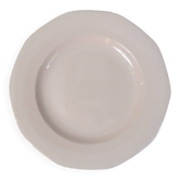 assiette de présentation Digoin rose poudré
