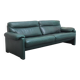Green leather 3-seater 'DS-70' sofa by De Sede, 1980s
