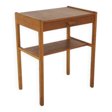 Table de chevet scandinave en teck, Suède, 1960