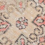 Tapis persan vintage rouge et beige 3 x 9, 98 x 285 cm SK 21187