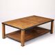 Rattan and bamboo coffee table years, 1970s