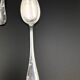 Set of 10 old silver spoons